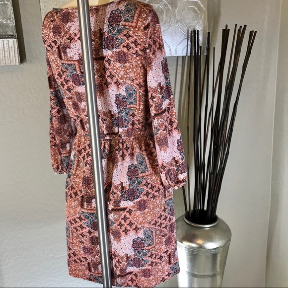 🛍3 FOR $25- HIPPIE ROSE- BOHO STYLE DRESS - Picture 4 of 7